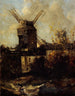 Le Moulin de la Galette, Montmartre - Antoine Vollon — Ansicht des Kunstwerks