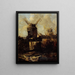 Le Moulin de la Galette, Montmartre - Antoine Vollon — gerahmtes Bild an der Wand
