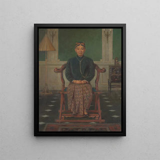 Anton Abraham van Anrooy - Portret van Pangeran Ario Soejono minister zonder portefeuille in oorlogskabinet te Londen.webp