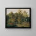 Landschaftsbild im Wald in Niederösterreich - Anton Altmann der Jüngere — gerahmtes Bild an der Wand