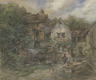 Ferme - Anton Burger — Ansicht des Kunstwerks