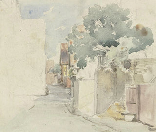 Route du village à Kronberg - Anton Burger — Ansicht des Kunstwerks