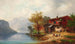 Idylle rurale sur un lac - Anton Doll — Ansicht des Kunstwerks