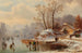 Szene in der Nähe von Uffing am Staffelsee - Anton Doll — Ansicht des Kunstwerks