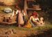Kinder an der Brunnen, auf der Rückseite früher betitelt - Anton Ebert — Ansicht des Kunstwerks