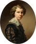 Portrait eines Mädchens - Anton Einsle — Ansicht des Kunstwerks