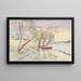 Hutweiden - Anton Emanuel Peschka — gerahmtes Bild an der Wand