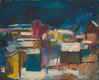 Winterlandschaft in Speising - Anton Emanuel Peschka — Ansicht des Kunstwerks
