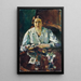 Dame en blouse blanche, première épouse de l'artiste - Anton Faistauer — gerahmtes Bild an der Wand