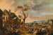 Dorfszene mit Kirmes und tanzenden Bauern - Anton Goubau — Ansicht des Kunstwerks