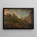Piazza Navona à Rome - Anton Goubau — gerahmtes Bild an der Wand