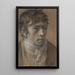 Portrait des Sohnes des Künstlers, Carl Anton Graff - Anton Graff — gerahmtes Bild an der Wand