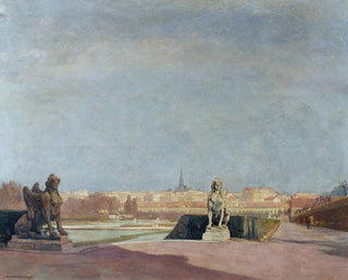 Ansicht des Belvédère auf Wien - Anton Hans Karlinsky — Ansicht des Kunstwerks