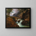 Ein Bergbach-Landschaft in Schoppernau - Anton Hansch — gerahmtes Bild an der Wand