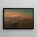Le Schlern depuis Oberbozen - Anton Hansch — gerahmtes Bild an der Wand
