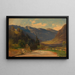 Vallée de Gastein - Anton Hansch — gerahmtes Bild an der Wand