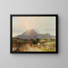 Landschaft mit Spaziergängern - Anton Hansch — gerahmtes Bild an der Wand