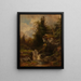 Landschaft im Salzkammergut - Anton Hansch — gerahmtes Bild an der Wand