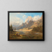 Partie du Hintersee avec le Mühlsturzhorn, Bavière - Anton Hansch — gerahmtes Bild an der Wand