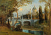 Ansicht des Flusses Wien und der Kirche Saint-Charles - Anton Hlaváček — Ansicht des Kunstwerks
