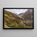 Landschaft mit Ziegen beim Weiden - Anton Hlaváček — gerahmtes Bild an der Wand