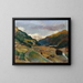 Die Tal der Defereggental in Oberösterreich - Anton Hula — gerahmtes Bild an der Wand