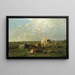 Vie auf der Weide - Anton Mauve — gerahmtes Bild an der Wand