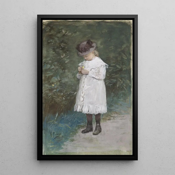Reproduktion des Gemäldes Elisabeth Mauve, geboren 1875, Tochter des Künstlers - Anton Mauve