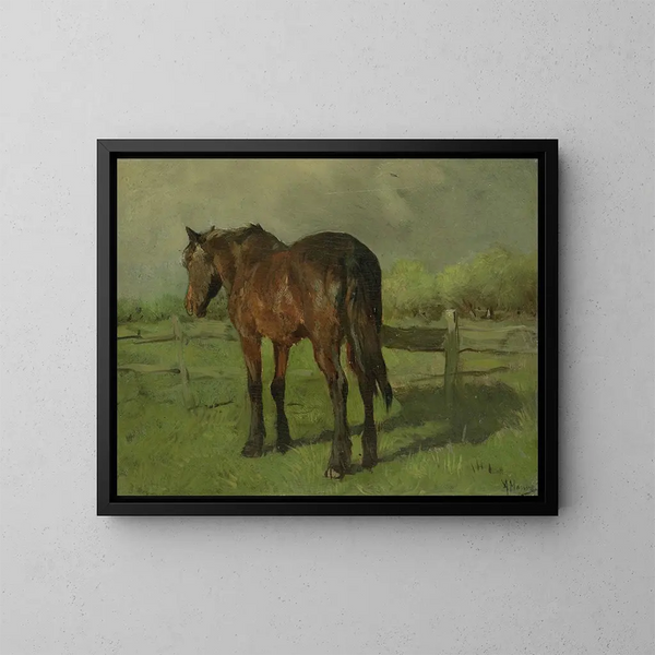 Pferd - Anton Mauve — gerahmtes Bild an der Wand