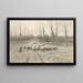 Hirtentruppe von Schafen auf der Heide bei Laren - Anton Mauve — gerahmtes Bild an der Wand