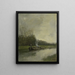 Weg am Kanal - Anton Mauve — gerahmtes Bild an der Wand