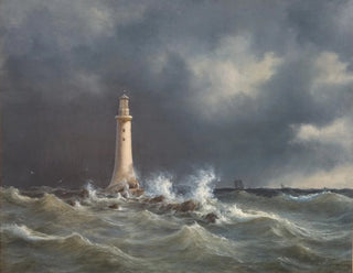 Anton Melbye - Eddystone Lighthouse.webp
