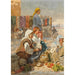 Reproduktion des Gemäldes Der Bauernmarkt - Anton Mittoff Mitov