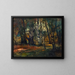 Herbstwald - Anton Müller-Wischin — gerahmtes Bild an der Wand
