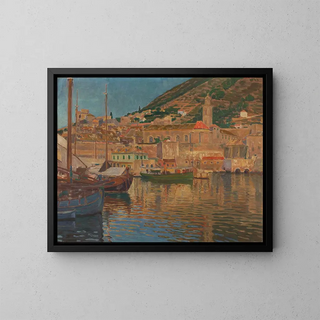 Partie de port à Raguse - Anton Nowak — gerahmtes Bild an der Wand