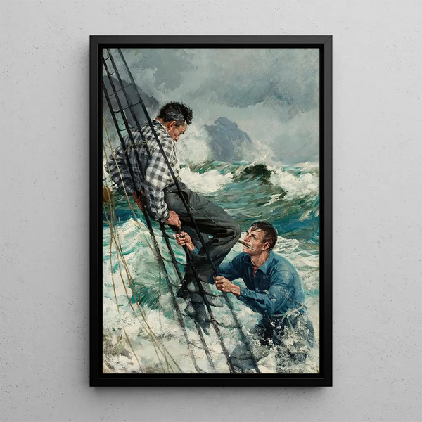 Anton Otto Fischer - Man in Rigging.webp