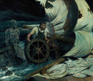 Gefahr auf See - Anton Otto Fischer — Ansicht des Kunstwerks
