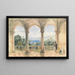 Vue depuis une Loggia - Anton Perko — gerahmtes Bild an der Wand