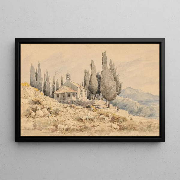 Sainte Anne auf der Route nach Trebinje - Anton Perko — gerahmtes Bild an der Wand
