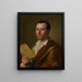 Johann Joachim Winckelmann 1717-1768 - Anton Raphaël Mengs — gerahmtes Bild an der Wand