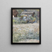 Blumenwiese auf dem Land - Anton Reckziegel — gerahmtes Bild an der Wand