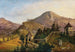 Szene in Salzburg, Blick auf Gaisberg, Nockstein und Kapuzinerberg - Anton Reiffenstuhl — Ansicht des Kunstwerks