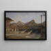 Am Wolfgangsee - Anton Romako — gerahmtes Bild an der Wand