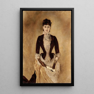 Anton Romako - Portrait Of Isabella Reisser.webp