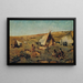 Campement de gitans dans la Puszta - Anton Romako — gerahmtes Bild an der Wand