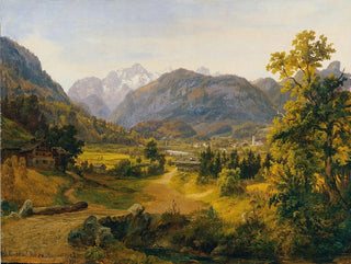 Die Unkental bei Salzburg - Anton Schiffer — Ansicht des Kunstwerks