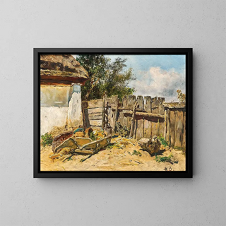 Anton Schrdl - A Rustic Garden.webp