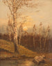 Wald aus Birken am Abend - Anton von Rüdiger — Ansicht des Kunstwerks