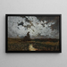 Ambiance nocturne - Anton Waldhauser — gerahmtes Bild an der Wand