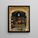 Saint Jérôme dans son bureau - Antonello da Messina — gerahmtes Bild an der Wand
